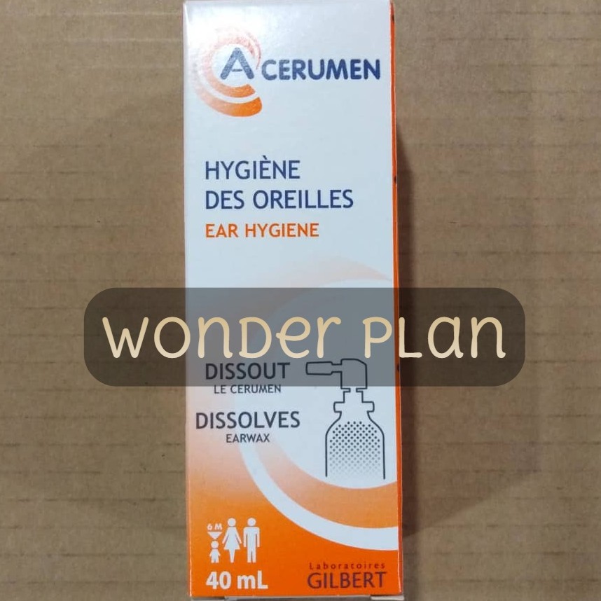 Acerumen Ear Hygiene Dissolves Earwax Spray 40ml Shopee Malaysia