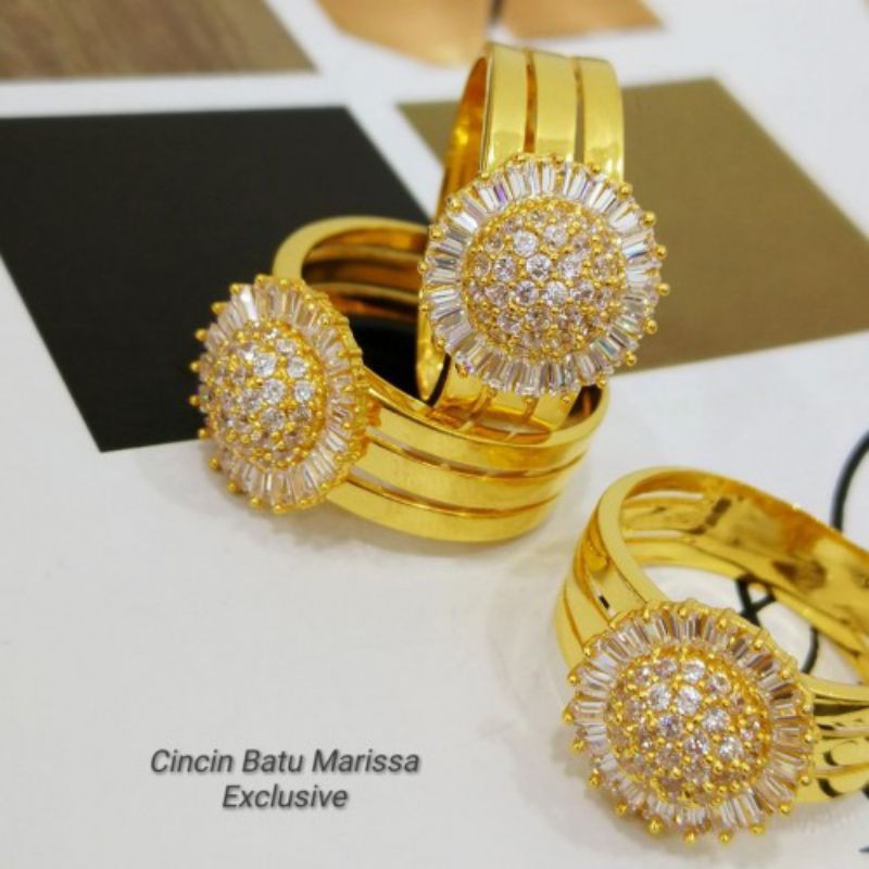 Buy Cincin Permata Marissa Emas 916 Tulen Seetracker Malaysia