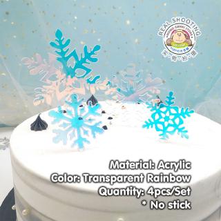 Disney Princess Frozen Castle Snowflake Crown Happy Birthday Cake