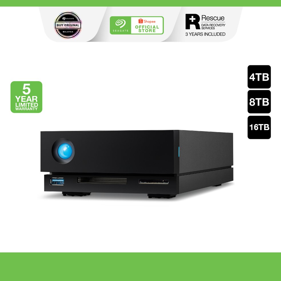 Lacie 1Big Dock Thunderbolt 3 7200RPM with IronWolf Pro External Hard