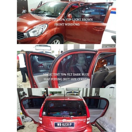 Magic Tinted Solar Window Honda Civic Fc 2016 2018 40 Blue Lite 5 Window Shopee Malaysia