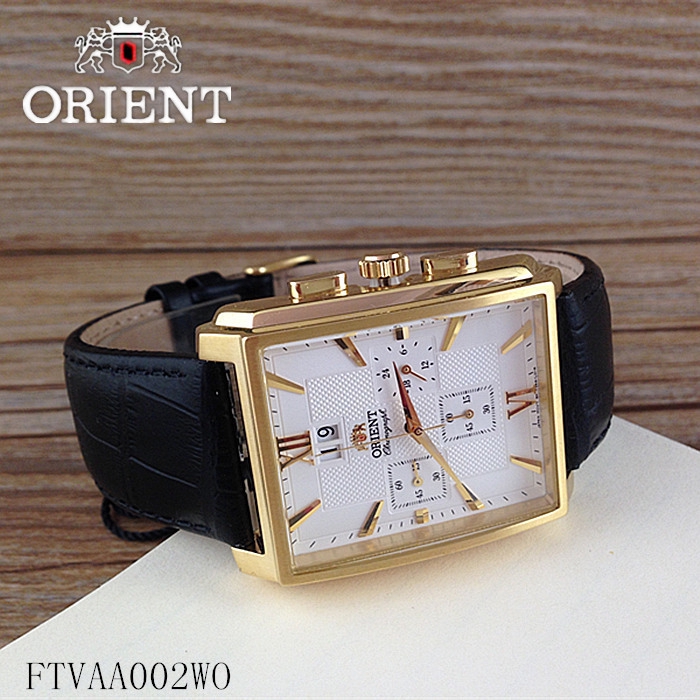 orient rectangular watch