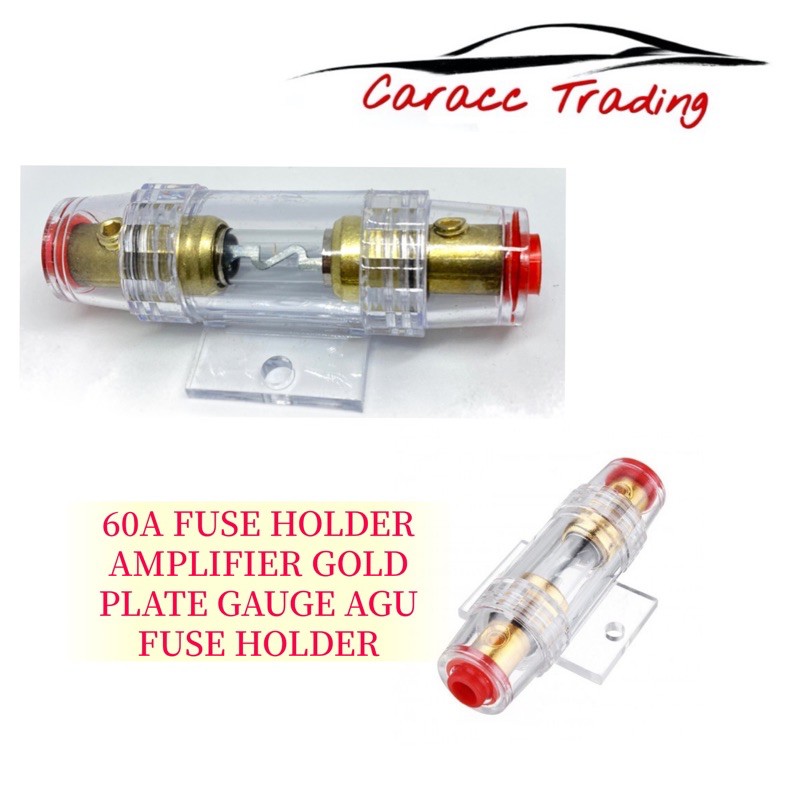 4-8 Gauge AWG In-line Fuse Holder With 100A AGU Fuses For Car - Foto 4