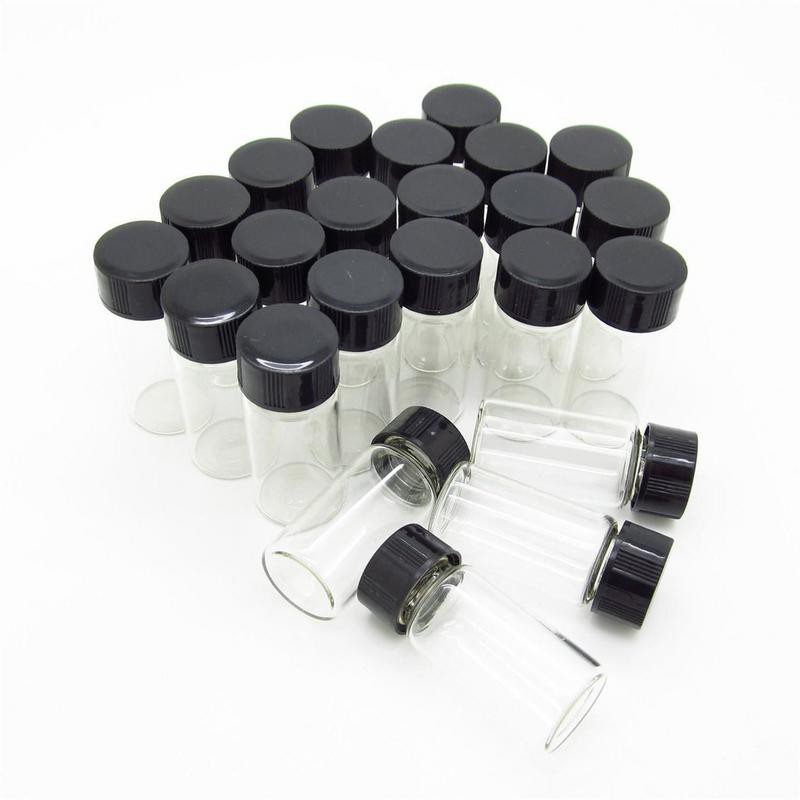 10Pcs 10mL Clear Glass Bottles For Sample Collection Shopee Malaysia