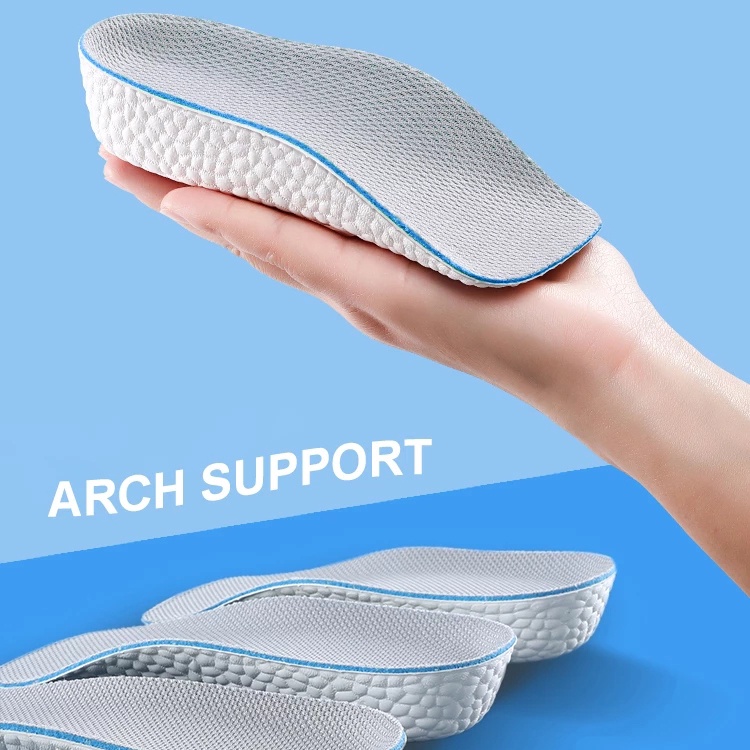 Elastic Height Increasing Insoles/ For Men Women Arch Support Light Weight Shoe Pads/ Half Insole 1.5CM 2.5CM 3.5CM