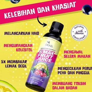 JUS SOURSOP  APPLE  DELIMA  NENAS BY ORIGINA DAIRY 