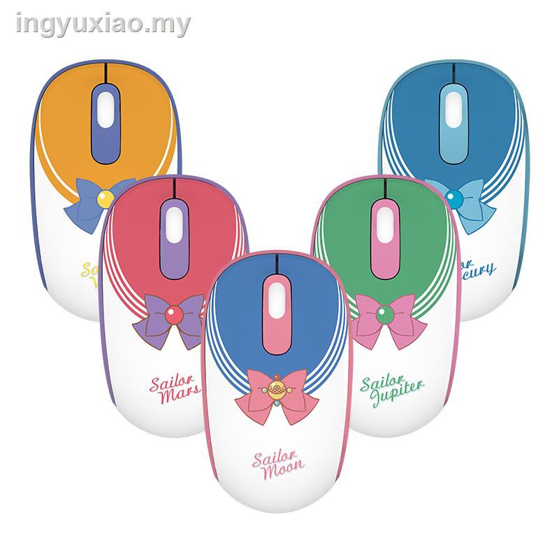 Akko Smart1 Wireless Mouse Sailor Moon Pink Cute Girl Animation Cartoon Peripheral Web Celebrity Office Notebook Authorized Official Licensed Shopee Malaysia