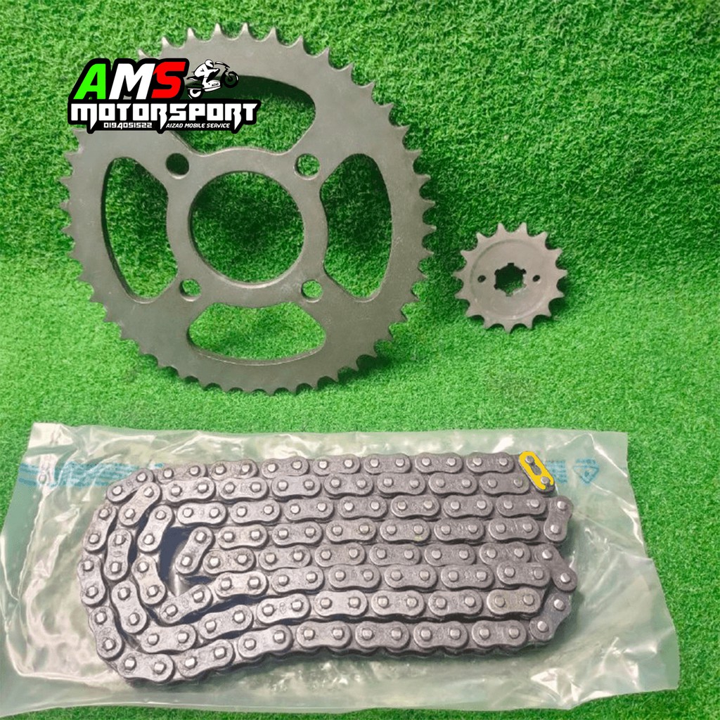 KIT CHAIN SPROCKET (36JF0167) PULSAR NS160 Shopee Malaysia