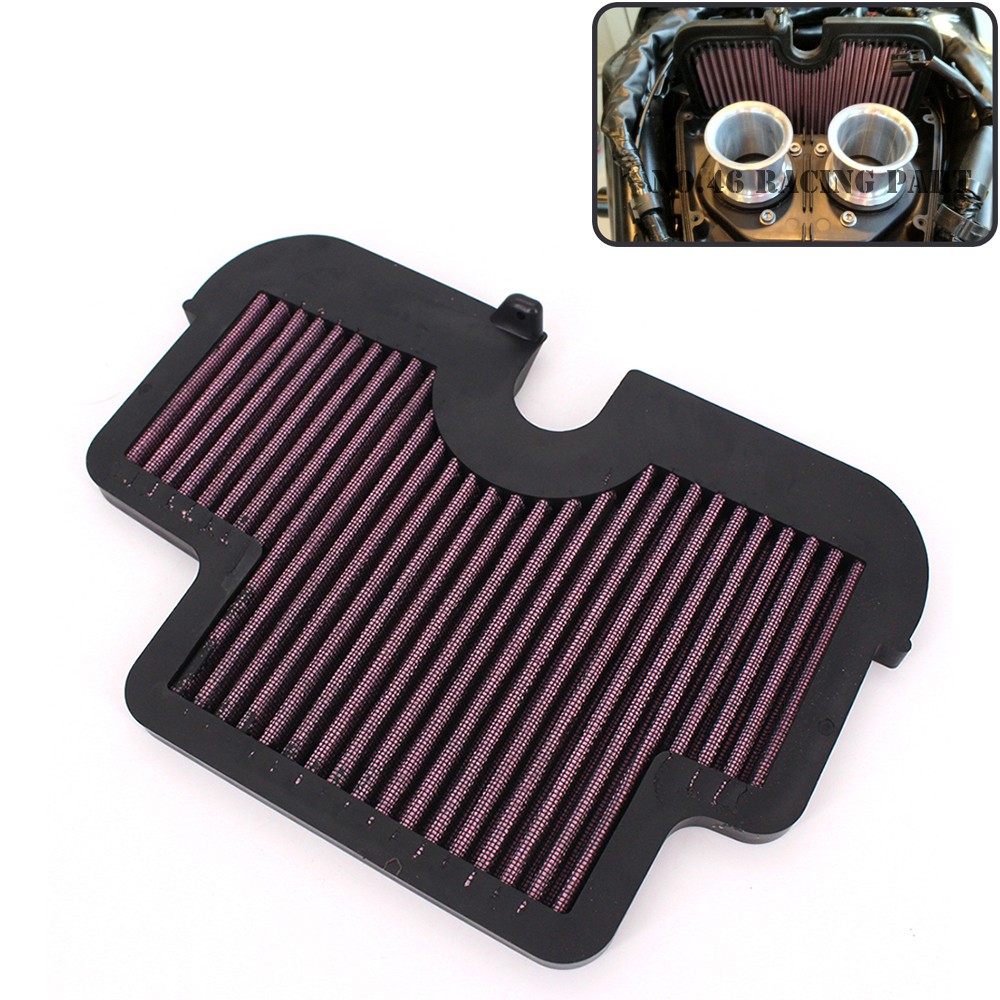 AUTOVIC Motorcycle Air Intake Filter Cleaner For Kawasaki Ninja 650R EX650R Versys 650 ER-6N ER-6F ER 6N/6F ER6F KLE 650 ER6N 06-11High Flow Washable Air Filter Intake Cleaner 