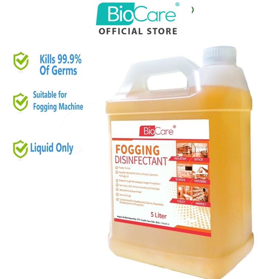 Biocare Fogging Disinfectant Liquid 5 Litre Liquid Only Shopee Malaysia