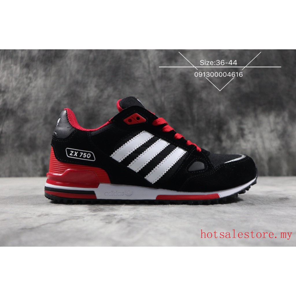 adidas zx 750 black red