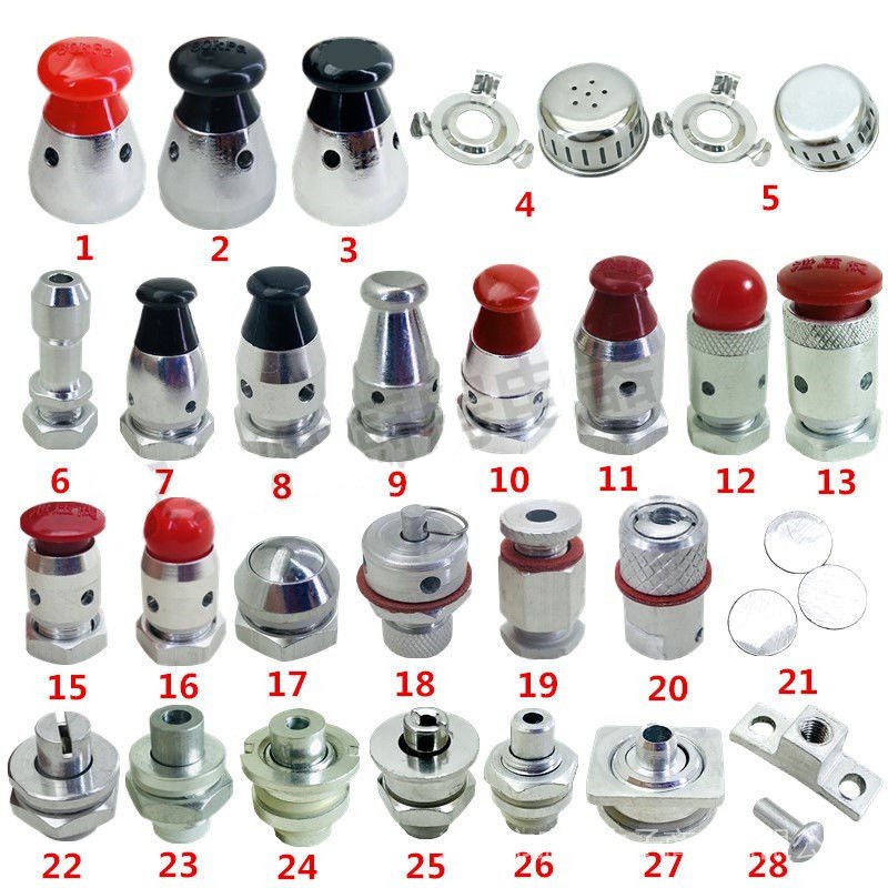 Aluminum Alloy High Pressure Cooker Accessories Safe Limited Valve Anti-Blocking Cover