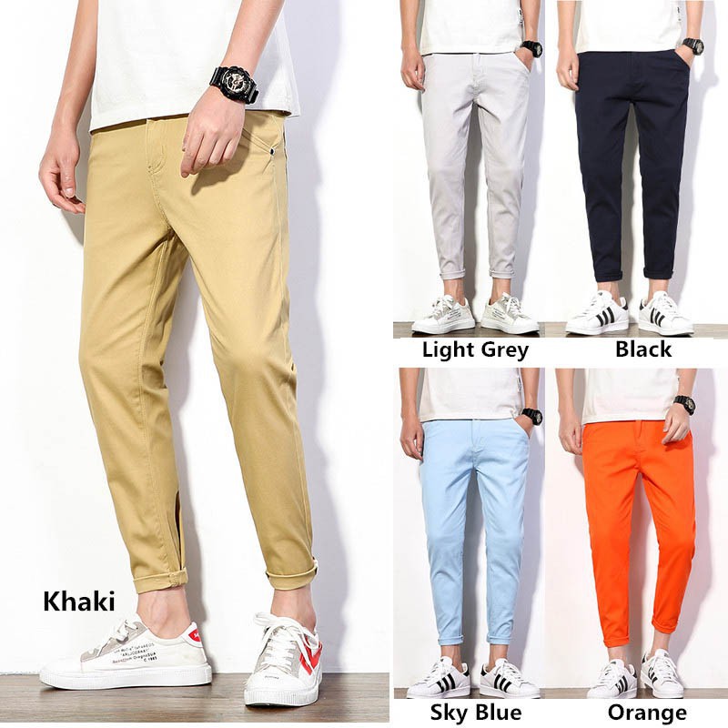 sky blue khaki pants