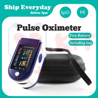 Pulse Oximeter SPO2 Meter Free Battery Fingertip Reading ...