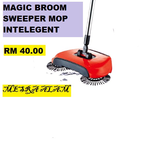 [READY STOCK] Magic Broom Sweeper Mop Intelegentpenyapu sampahDust BroomMachine Sapu Sampah