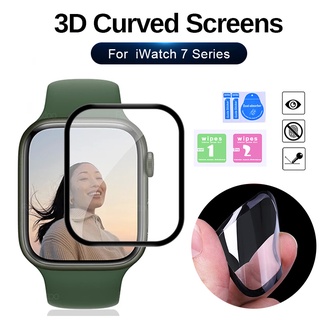 Iwatch Series 7/6/5 45/41/38/40/42/44mm 3D Full Screen Protector T500/T500+/T500+PLUS/HW22pro/HW26+/M26plus/and Other smartwatches 44mm