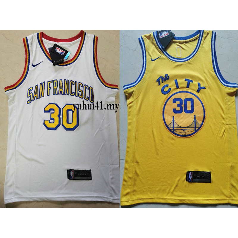 stephen curry jersey yellow