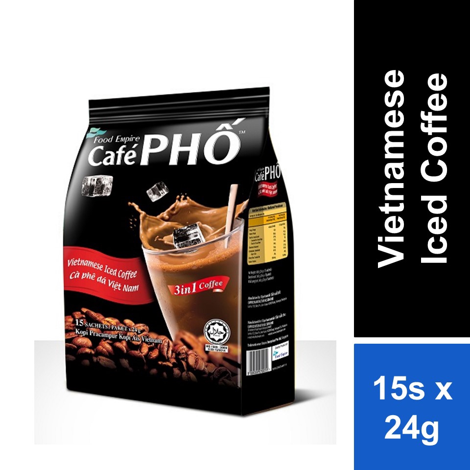 Food Empire Cafe Pho -Vietnamese Iced coffee 24g x 15s