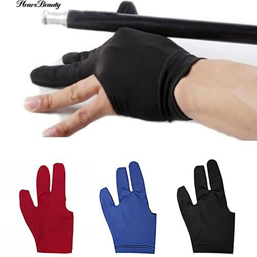 Purpose Durable ™ Spandex Snooker Billiard Cue Glove Pool Left Hand Open Three Finger Accessory Must - Image 3