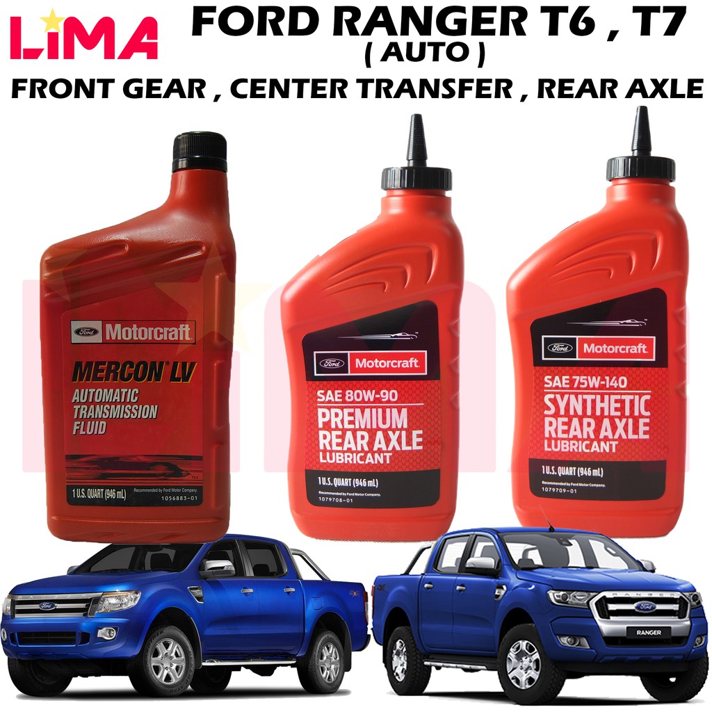 Ford Ranger Xlt T6 T7 Auto Gear Oil Atf Oil Axle Oil Original Shopee Malaysia