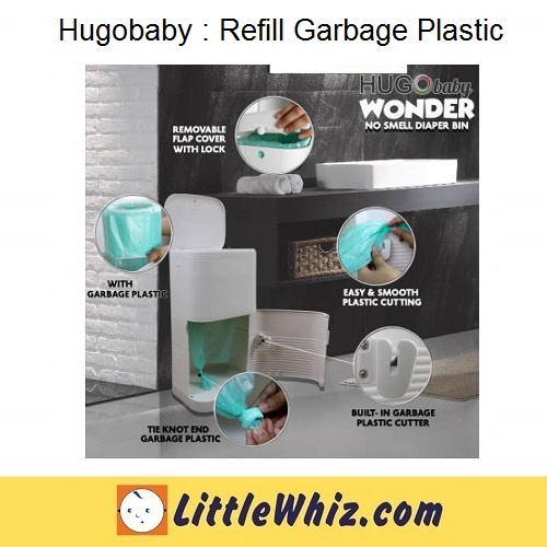Hugobaby Wonder No Smell Diaper Bin Refill Garbage Plastic Shopee