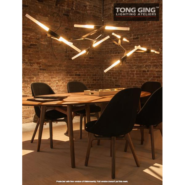 Rustic Tree Branch Chandelier Lampu Hiasan Siling Gantung Ceiling Light 燈 燈飾 Modern Dining Ruang Makan Hanging Lamp