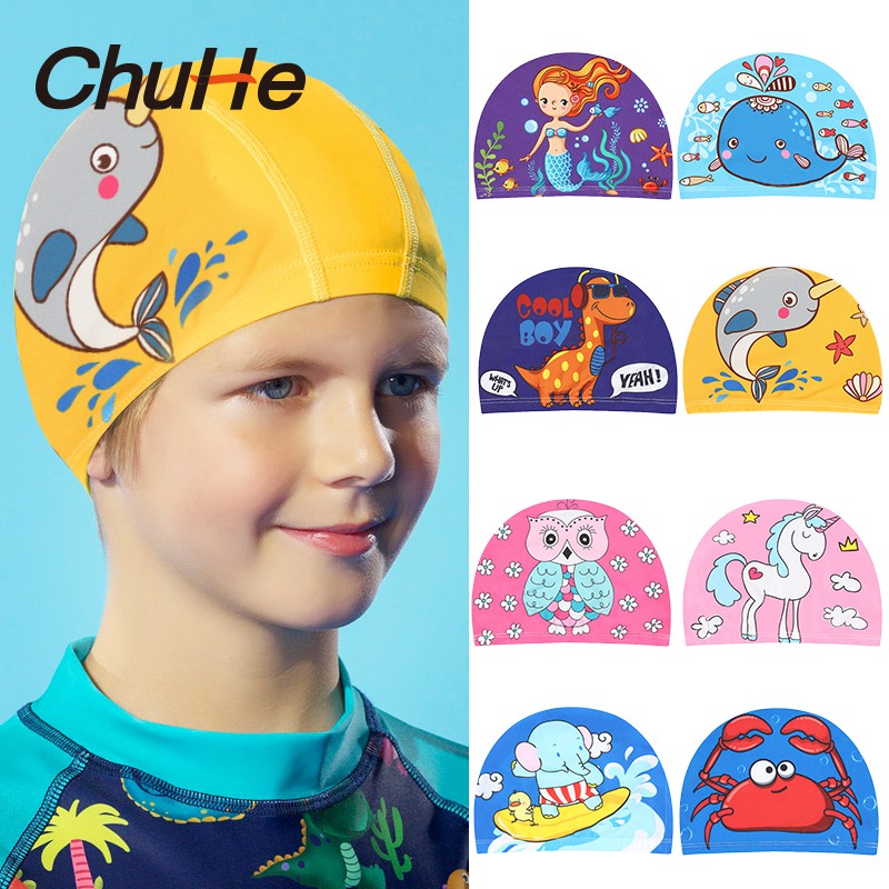 baby swimsuit with swim cap