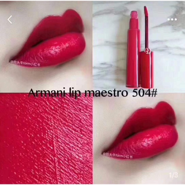 armani lip maestro 504