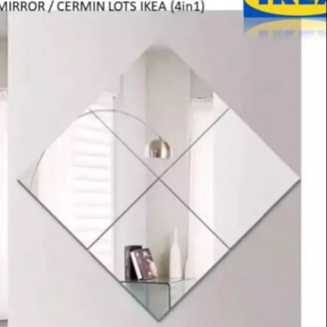 Ikea Lot Cermin Lots Ikea 4pcs Per Set Shopee Malaysia