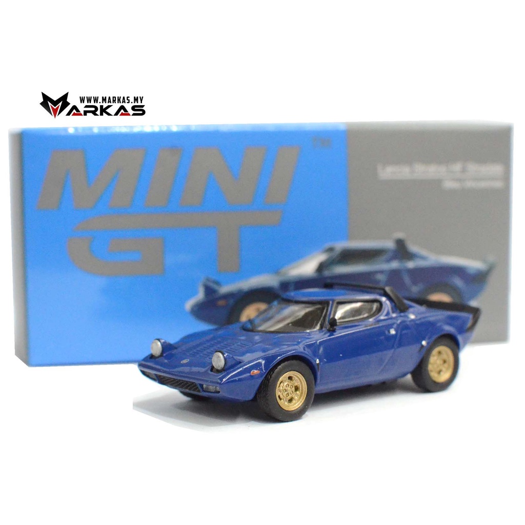 Lancia Stratos Bleu - Team Ellegi, Chatdonnet, Michelin - Modèle Miniature Occasion