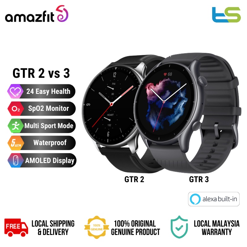 Amazfit GTR 3 A1971 / 2 A1952 / GTR 2e A2023 Smartwatch AMOLED Screen 12  Sport Modes (1.39\