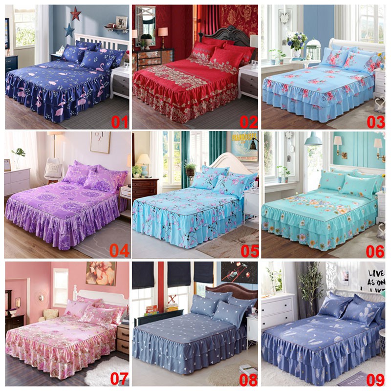Super Single/Single/Queen/King Bedding Sets Cadar Bedsheet Pillow case