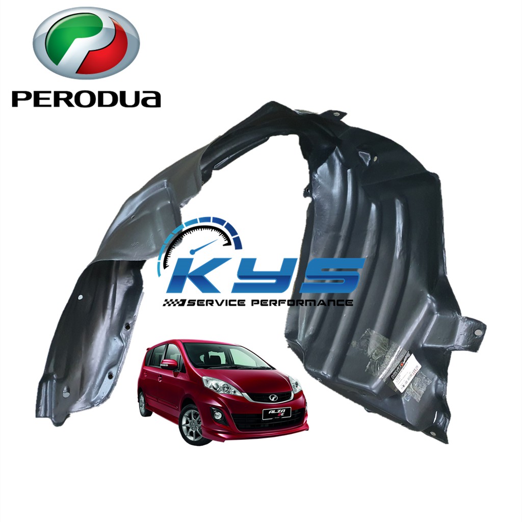 PERODUA OEM FENDER LINER COVER DAUN PISANG ALZA 20092020" Shopee Malaysia