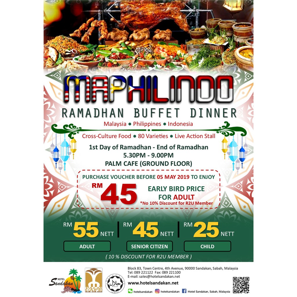 Maphilindo Ramadhan Buffet Dinner Voucher Shopee Malaysia