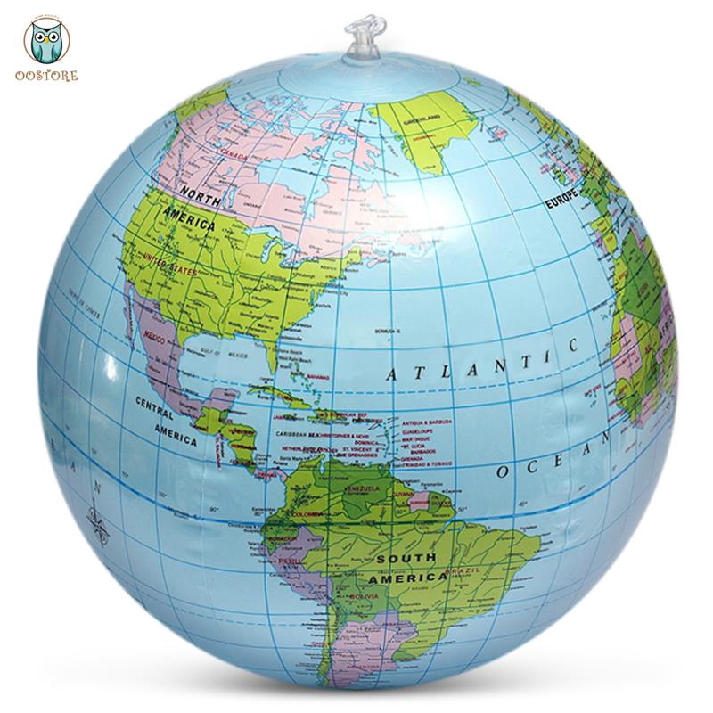 Oostore Inflatable Beach Balls Inflatable Blow Up Globe Earth Map Globe Beach Ball Giant Beach Ball Accessories Shopee Malaysia