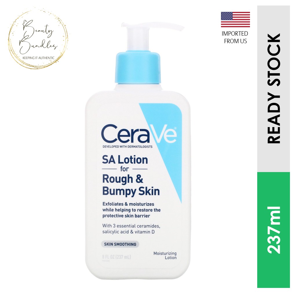 Sa Lotion For Rough Bumpy Skin Cerave 237ml Shopee Malaysia