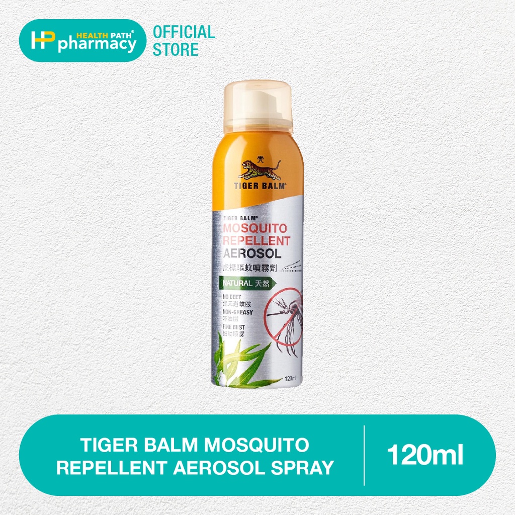 Tiger Balm Mosquito Repellent Aerosol Spray 120ml exp 10/2023 Shopee
