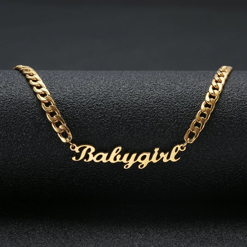 personalized necklace for baby girl