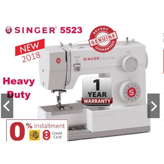 Singer 5523 Heavy Duty Sewing Machine Shopee Malaysia