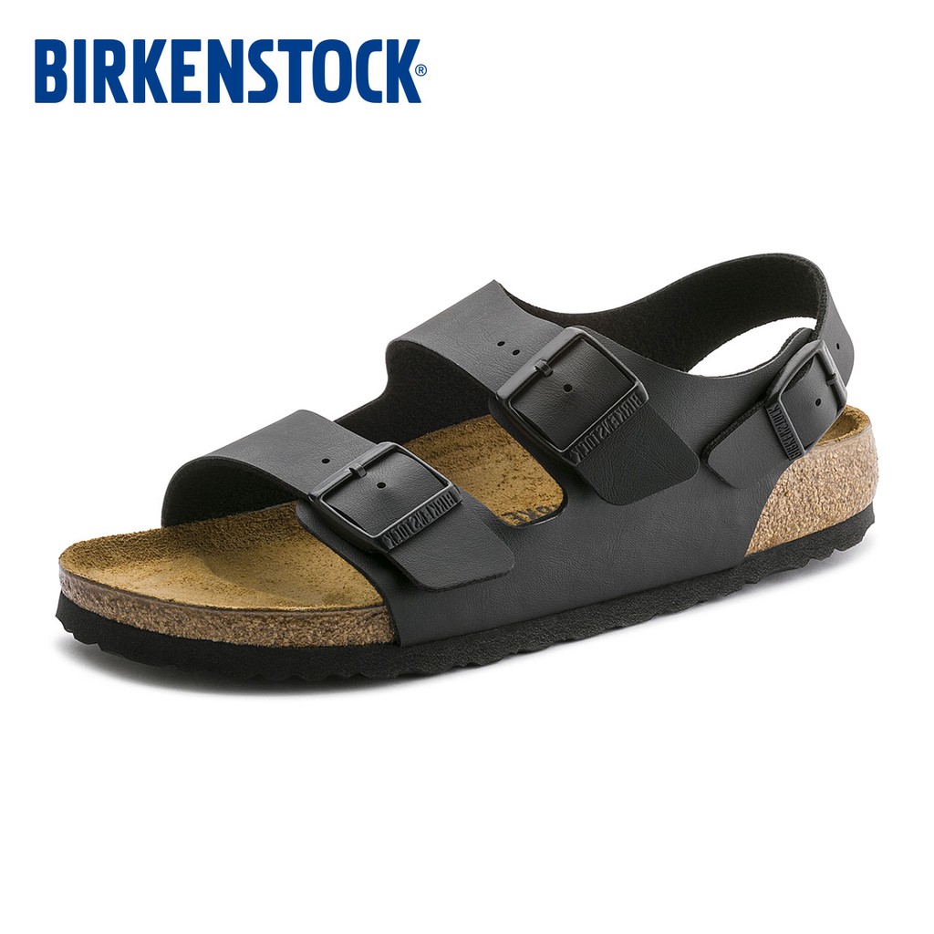 double buckle sandals mens