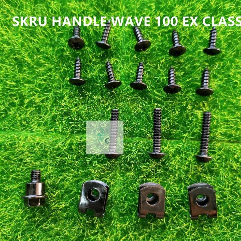 HONDA WAVE100 EX CLASS HANDLE COVER SCREW SKRU SET SKRU HANDLE EX ...
