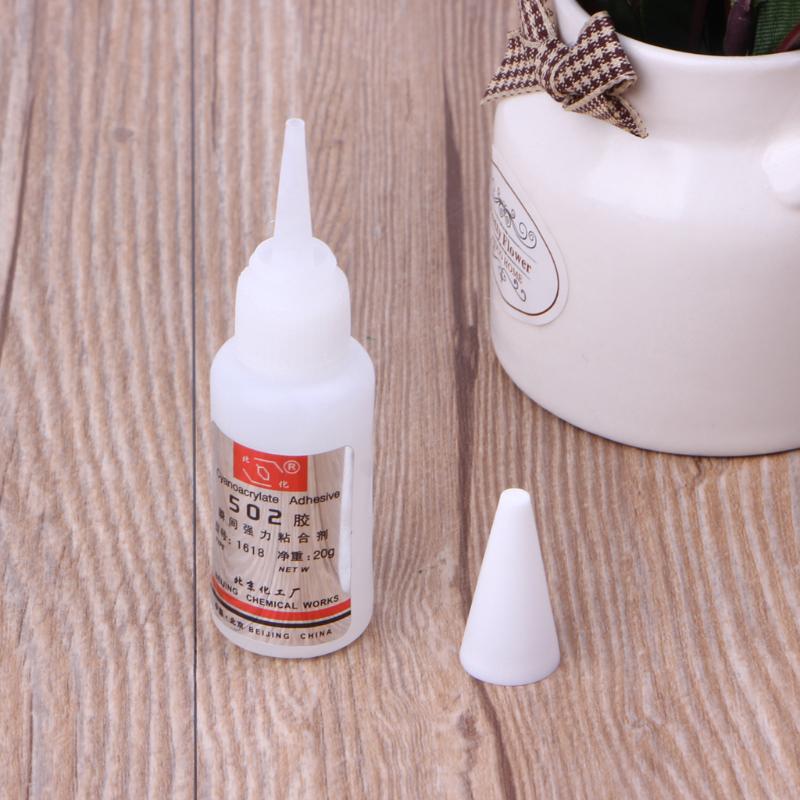 Instant Quick Dry Adhesive Strong Bond Fast Leather Rubber Metal 502