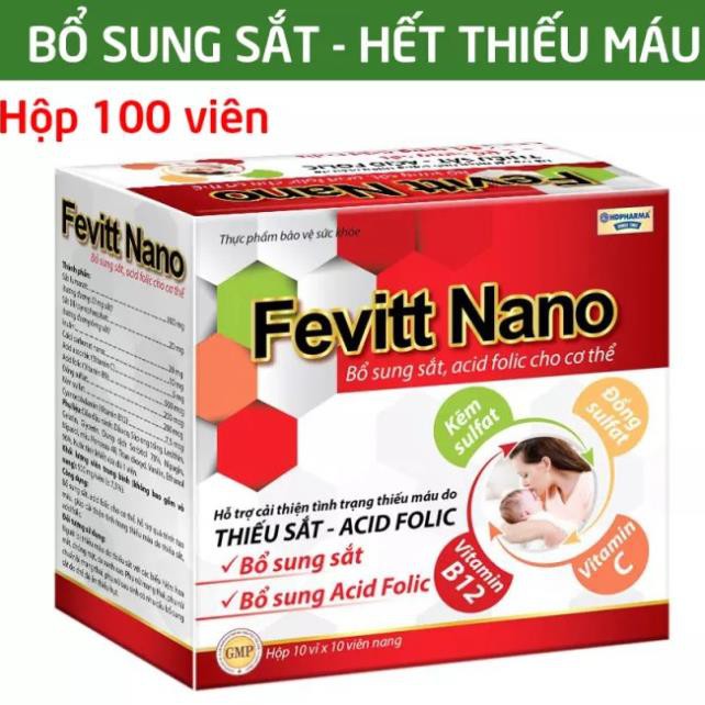 Fevitt Nano oral tablet supplement Iron, Folic Acid for people with
