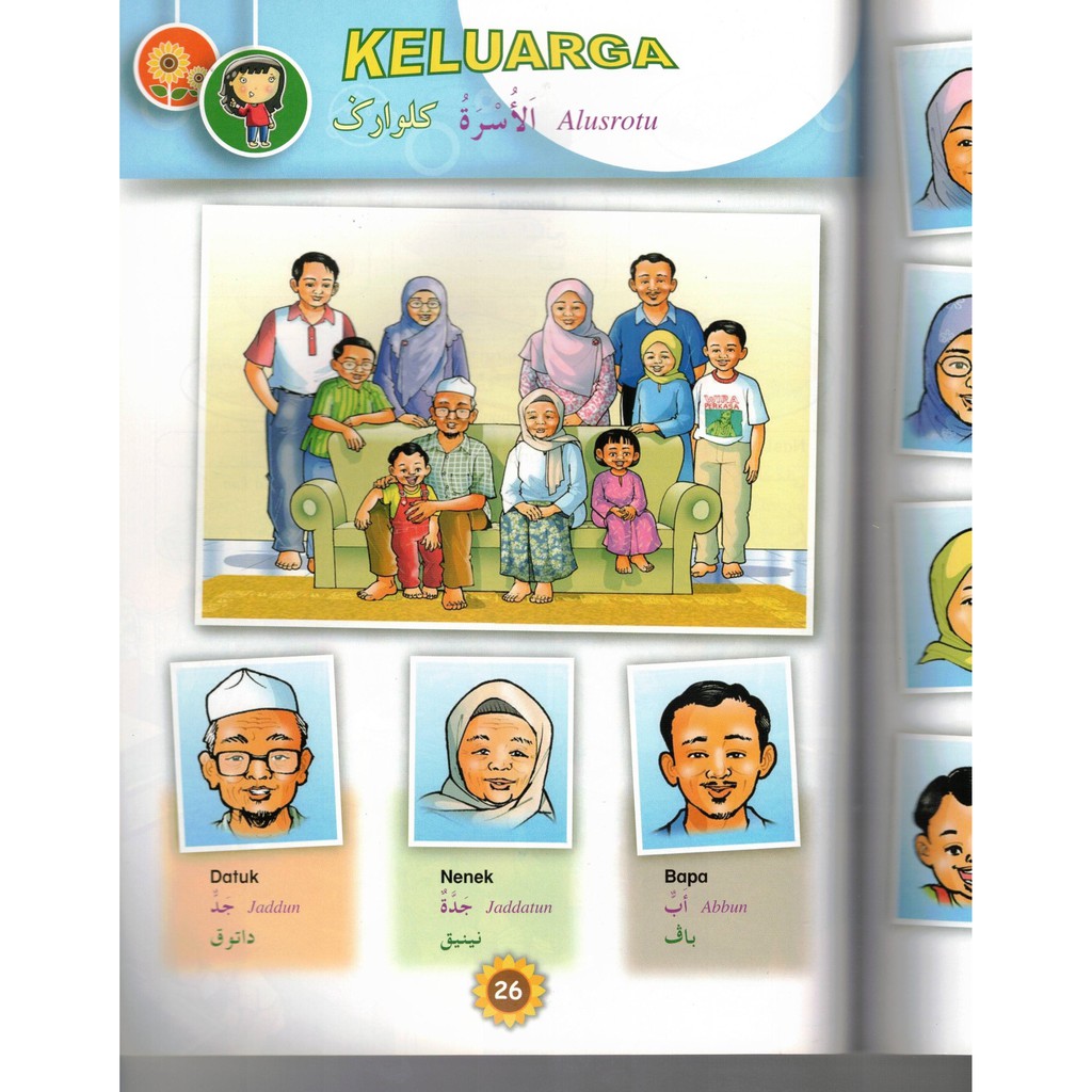 Buku Kamus Kanak Kanak Bergambar Berwarna Bahasa Arab Melayu Jawi Kids Dictionary Shopee Malaysia