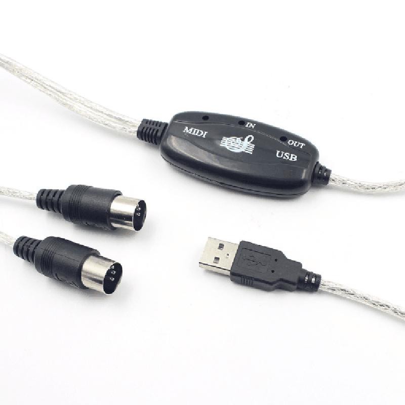 Usb To Midi Cable Converter For Music Keybodard Adapter Cord