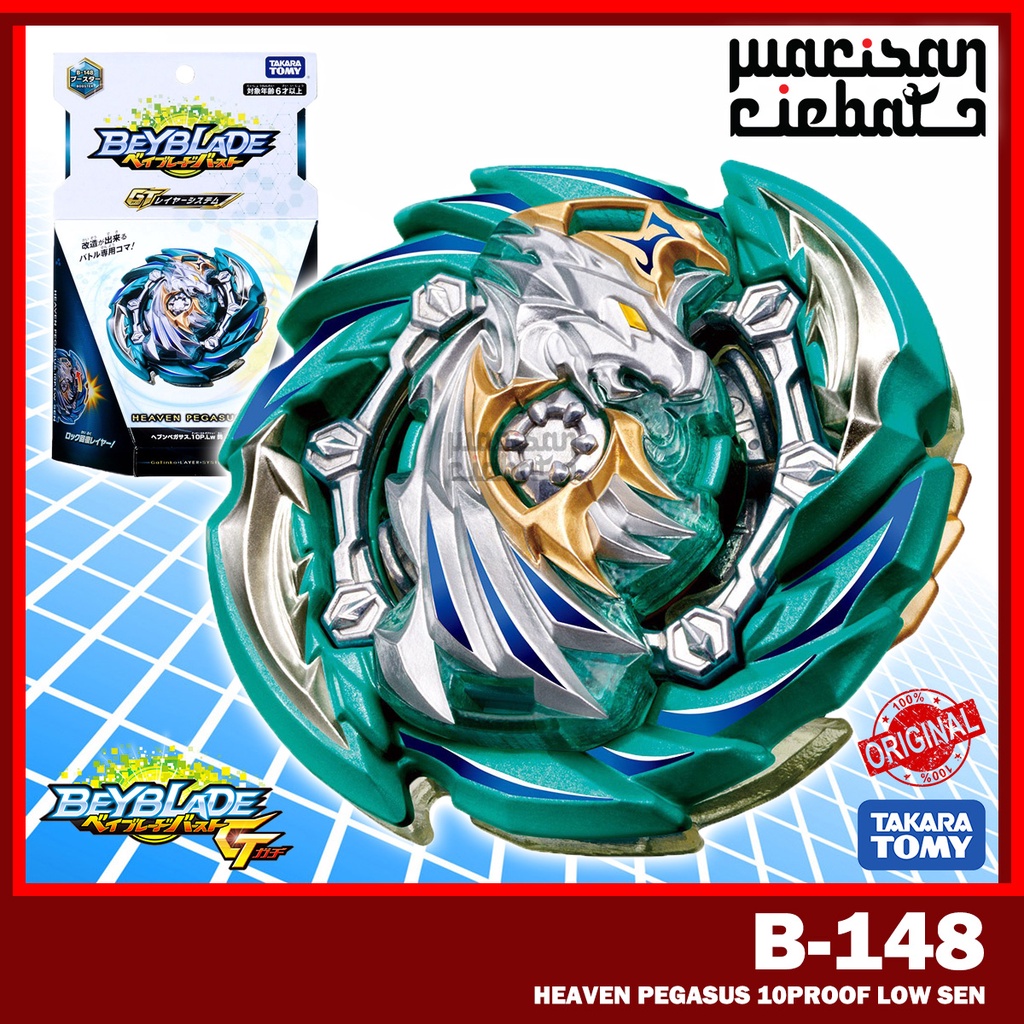 Beyblade Burst Gt B 148 Heaven Pegasus 10proof Low Sen Shopee Malaysia