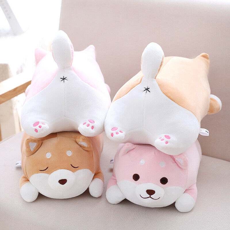 corgi plush pillow