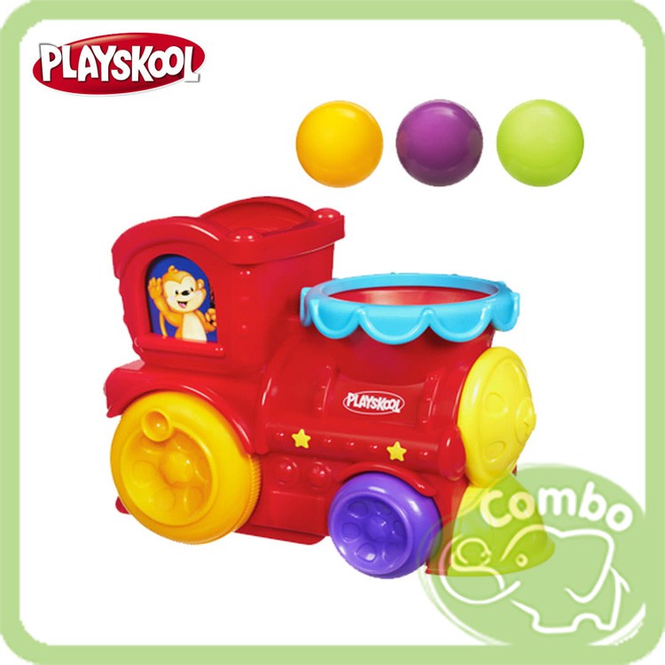 playskool train with balls