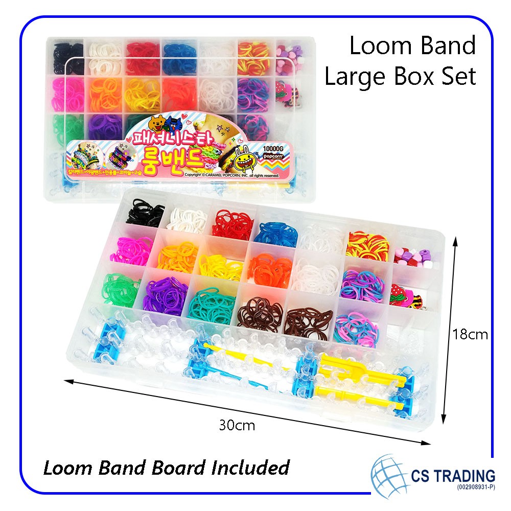 Large Loom Band Set (Loom Band Board Included) F-04814-A1075