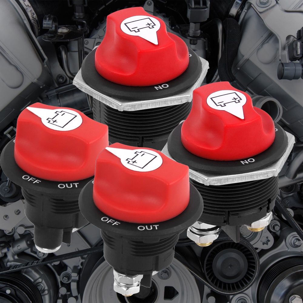 Car Battery Switch Rotary Disconnect Power Cut Off Switch for Auto
